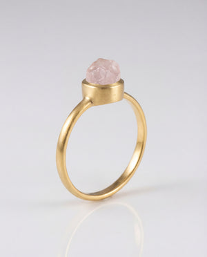 Rose Quartz Stackable Ring