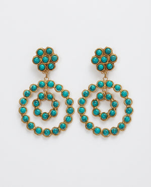 Sylvia Happy Flower Turquoise by Sylvia Toledano from Marina St Barth