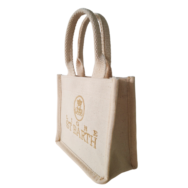 Ligne St Barth Cotton Bag with 4 mini products - Premium Beauty from LIGNE ST BARTH - Just $50! Shop now at Marina St Barth