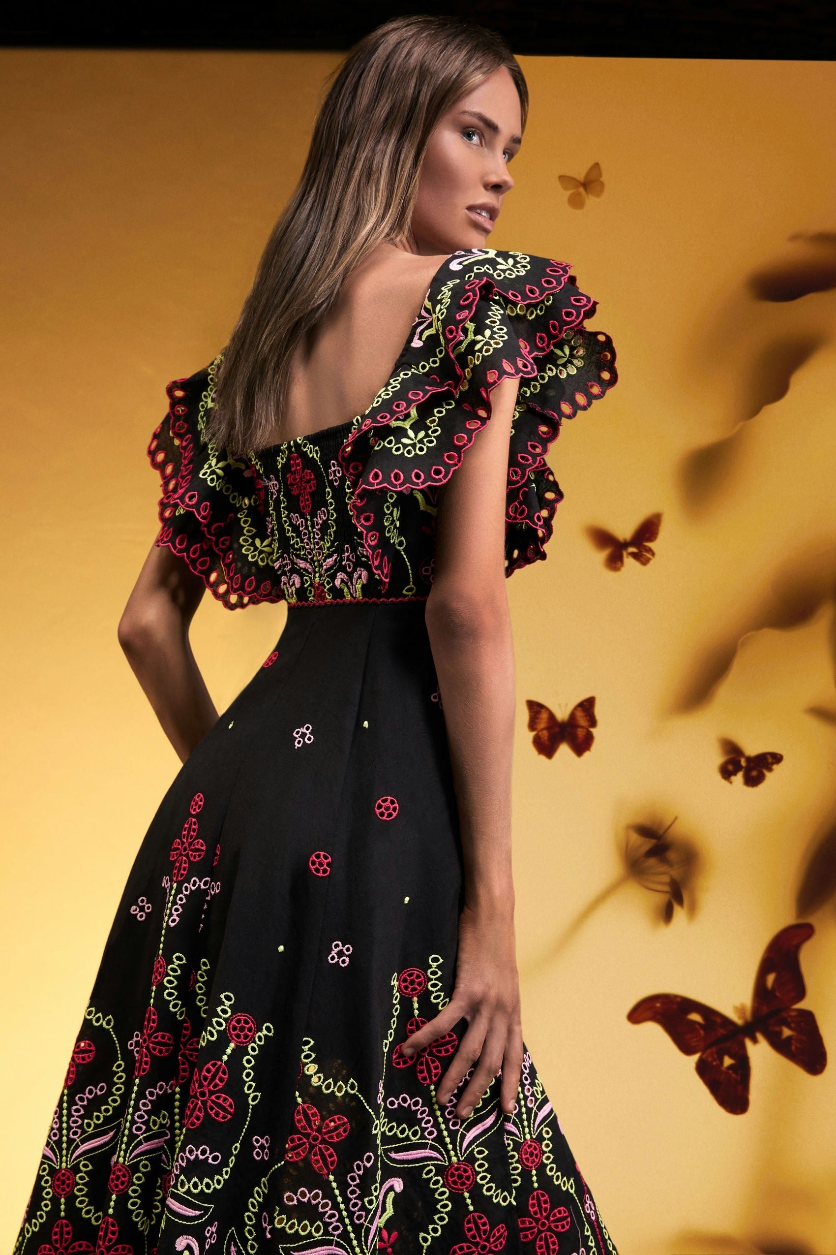 Charo Ruiz Sheen Long Dress Charo Ruiz Sheen Long Dress