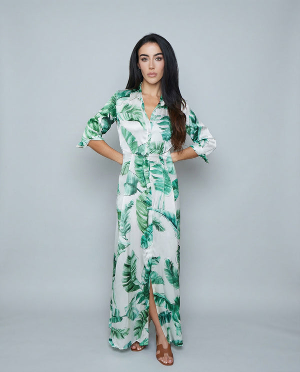 Shirt Dress Silk New | Marina St Barth Banana Green / XL Shirt Dress Silk New | Marina St Barth Banana Green / XL