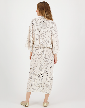 Me369 Sophia Kimono Dress Zodiac by Me 369 from Marina St Barth