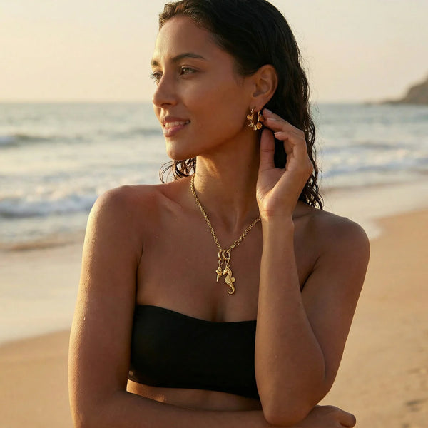 Dream Wave Hoop Earrings