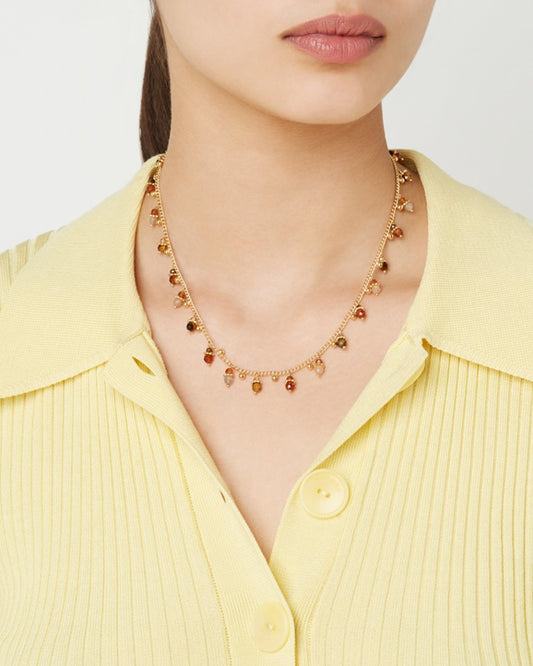 Gas Bijoux Tangerine Necklace - Premium necklace from Marina St Barth - Just $170! Shop now at Marina St Barth