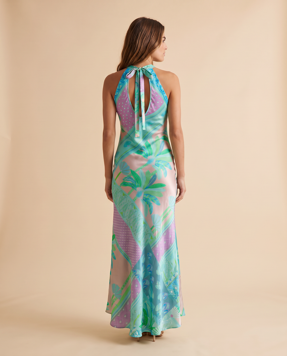 Paris Poolside Glamour Silk Dress Style 308 by Trisha paterson from Marina St Barth