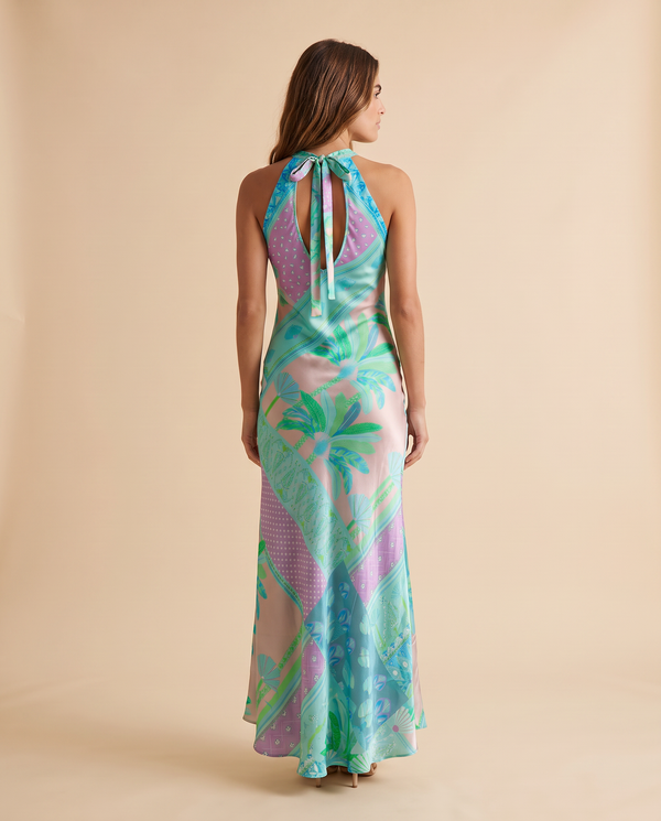 Paris Poolside Glamour Silk Dress Style 308 by Trisha paterson from Marina St Barth