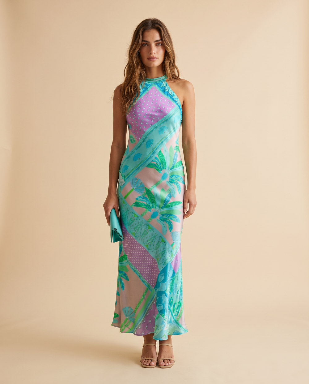 Paris Poolside Glamour Silk Dress Style 308 by Trisha paterson from Marina St Barth