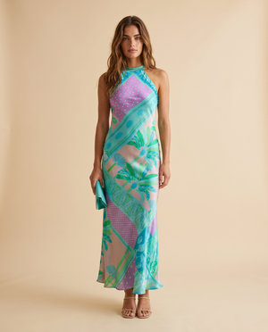 Paris Poolside Glamour Silk Dress Style 308 by Trisha paterson from Marina St Barth