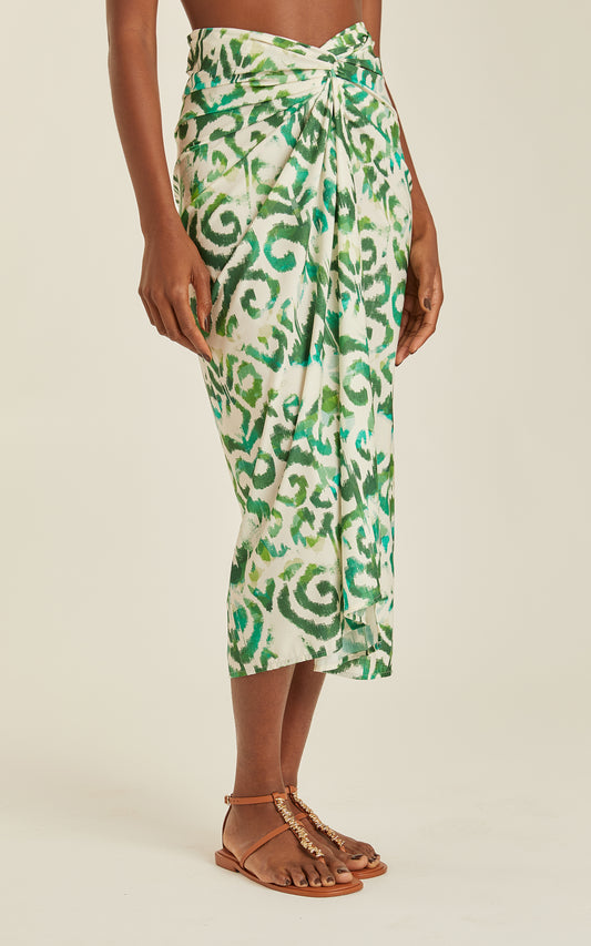 Lenny Tie Sarong Recycled - Premium Skirts from Lenny Niemeyer - Just $145! Shop now at Marina St Barth