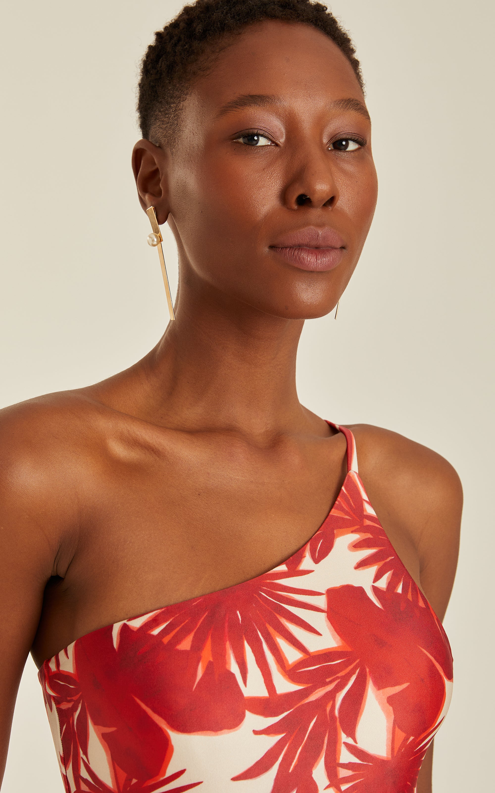 Lenny One Shoulder Slim One Piece | Marina St Barth
