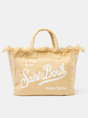Vanity Canvas Tote Beige