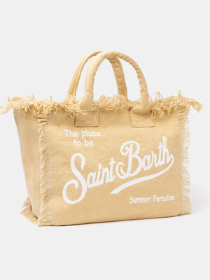 Vanity Canvas Tote Beige