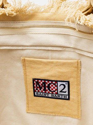 Vanity Canvas Tote Beige