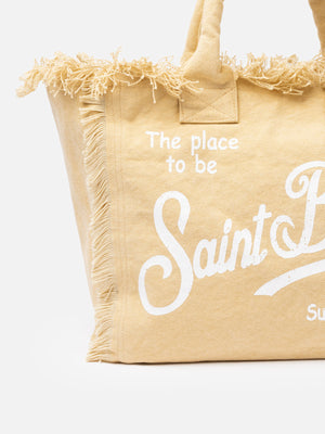 Vanity Canvas Tote Beige