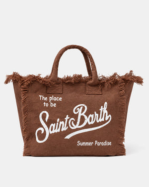 Vanity Canvas Tote Brown