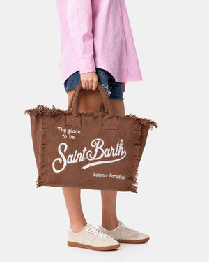 Vanity Canvas Tote Brown
