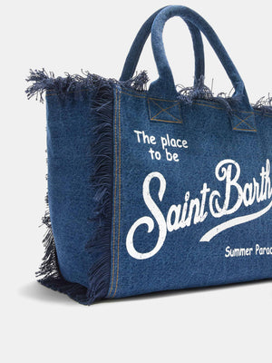 Vanity Canvas Tote Dark Denim