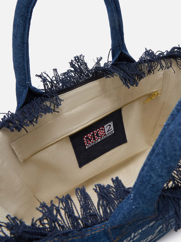 Vanity Canvas Tote Dark Denim
