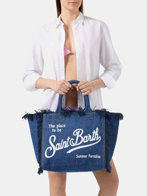 Vanity Canvas Tote Dark Denim