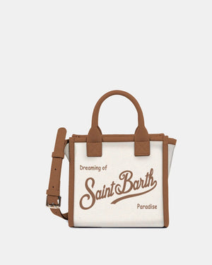 Vanity Mini Bag Canvas and Leather