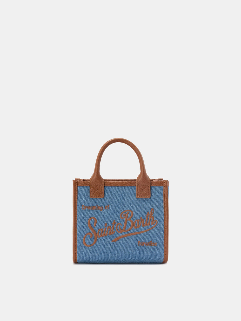 Vanity Mini Bag Denim and Leather