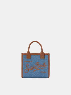 Vanity Mini Bag Denim and Leather