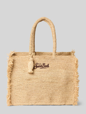 Vanity Raffia Tote Natural
