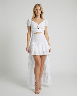 Bolero Susy Palloncino Linen Top