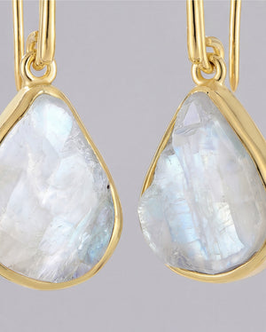Lassanai Moonstone Teardrop Earrings