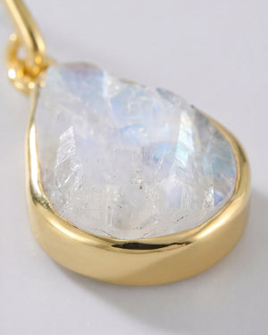 Lassanai Moonstone Teardrop Earrings