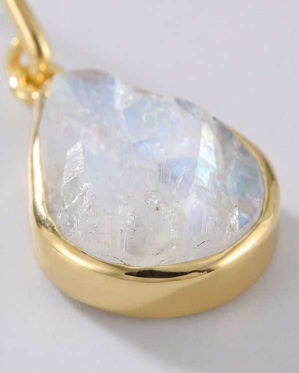 Lassanai Moonstone Teardrop Earrings