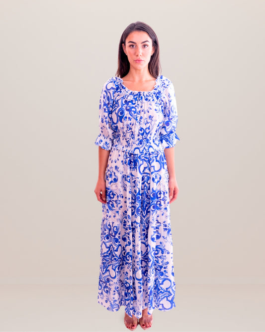 Positano Zoe Long Dress - Premium Long dress from Marina St Barth - Just $550! Shop now at Marina St Barth