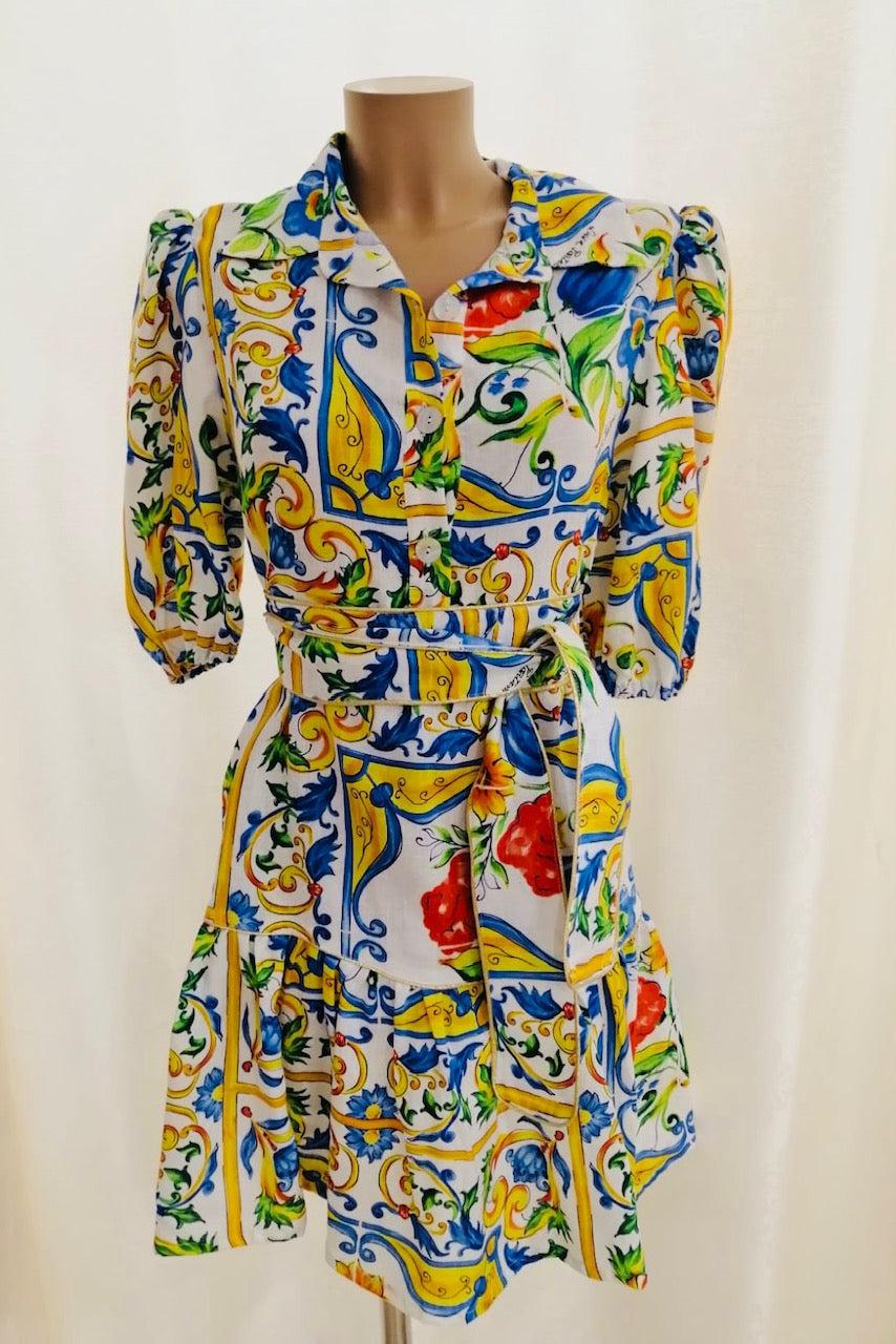 Positano St Barth Short Dress - Premium Dresses from Marina St. Barth - Just $450.00! Shop now at Marina St Barth