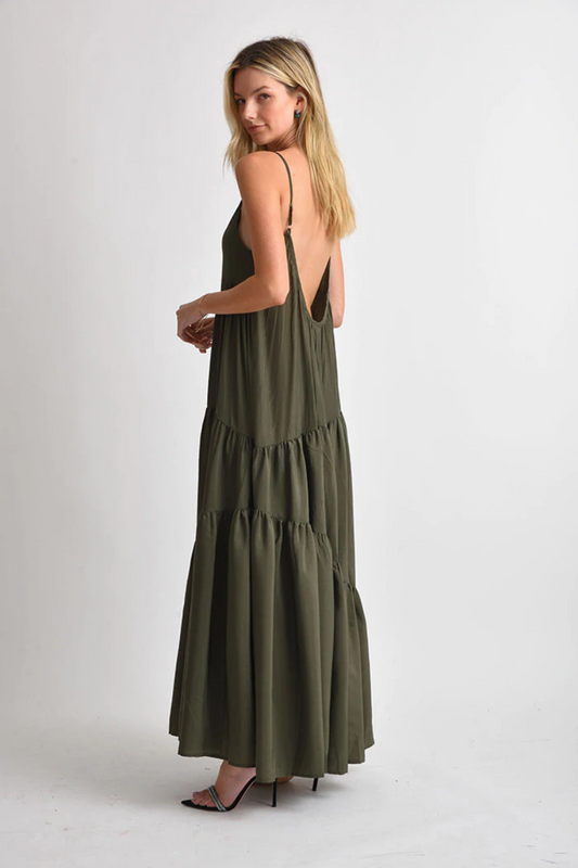 Jenna Sleveless Open back Maxi Dress - Premium Dresses from Muche & Muchette - Just $104.50! Shop now at Marina St Barth