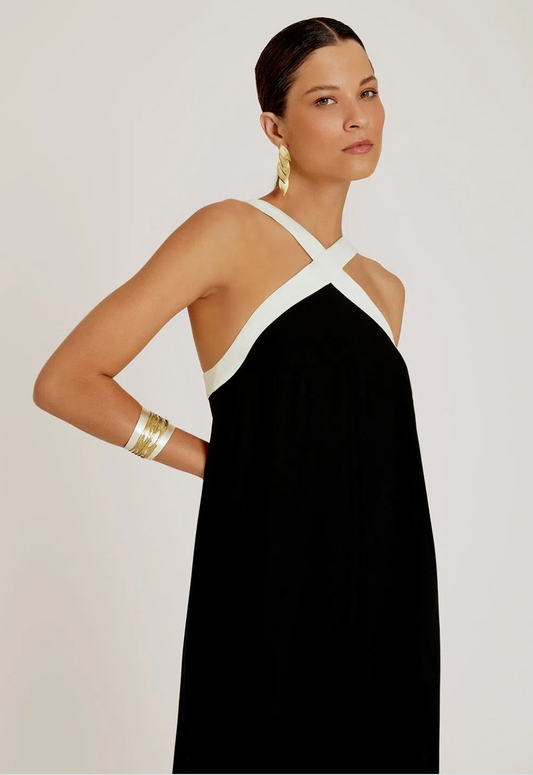 Lenny Niemeyer Cross Strap Dress - Premium Dresses from Marina St Barth - Just $350.00! Shop now at Marina St Barth