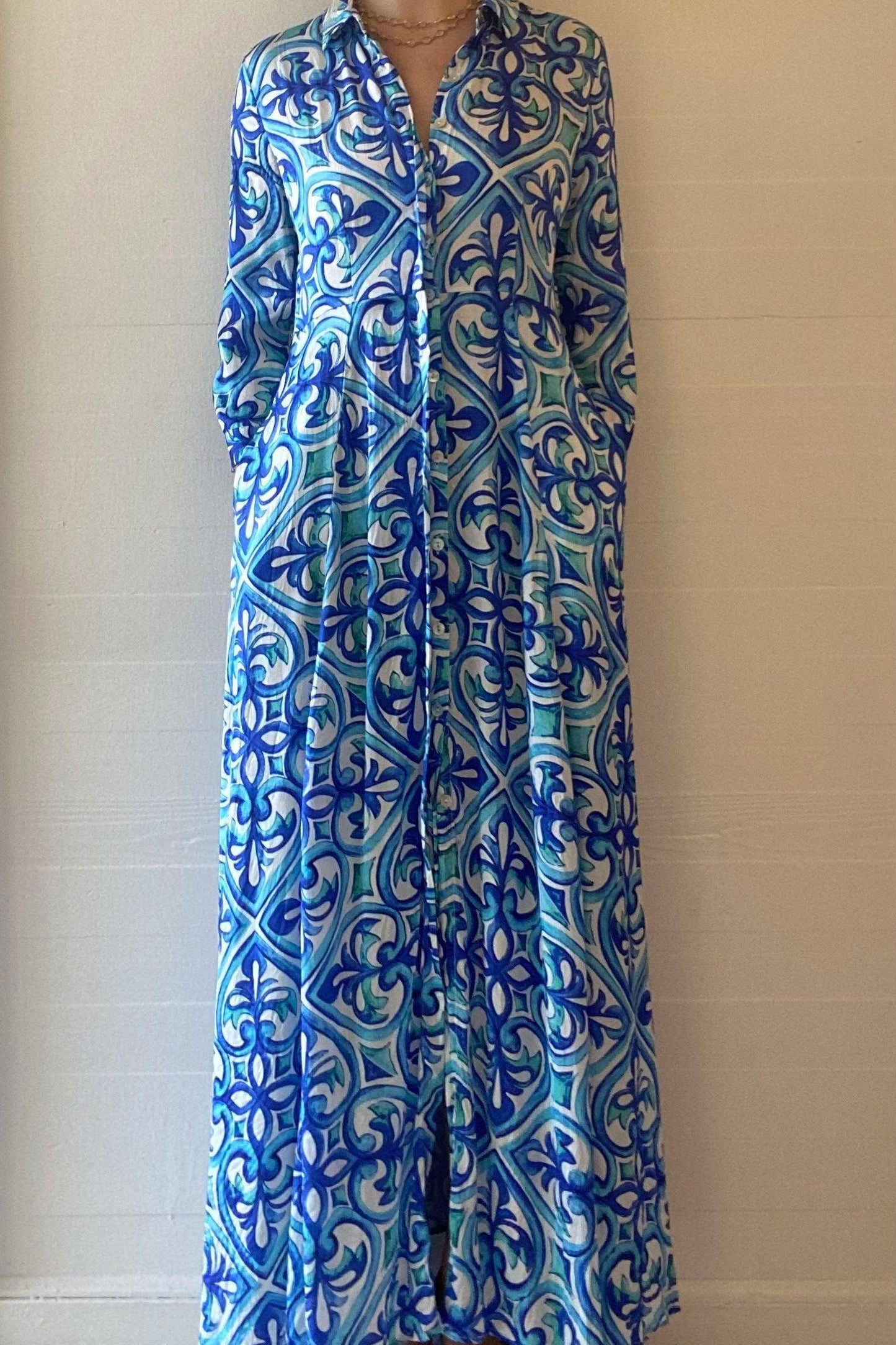 Spolverino Silk Dress - Premium Long Dresses from Marina St. Barth - Just $699! Shop now at Marina St Barth