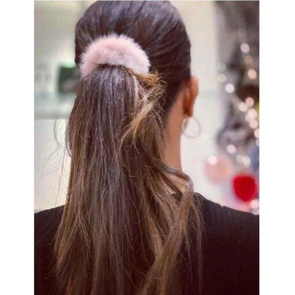 Linda Richards Mink Hair Scrunchies - Premium  from Marina St Barth - Just $25.00! Shop now at Marina St Barth