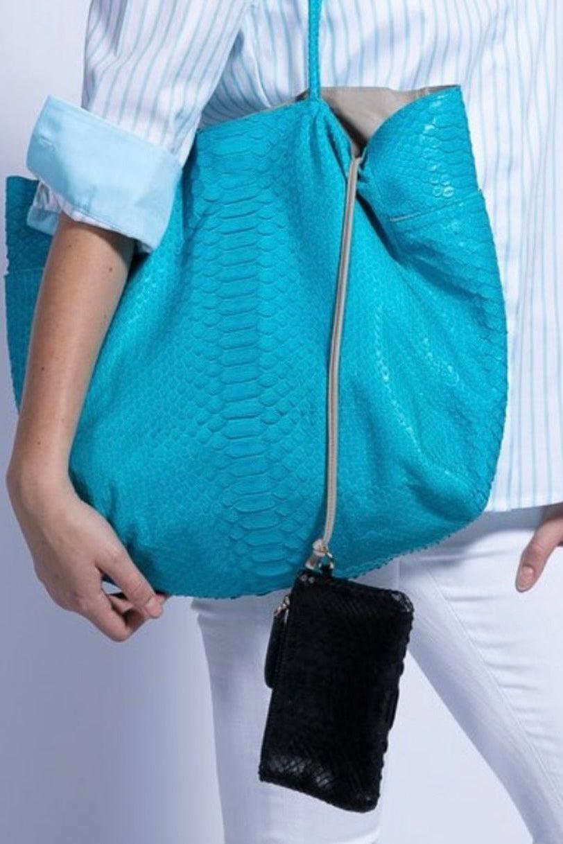 Python Tote Bag - Premium Bag from Perlavera - Just $990.00! Shop now at Marina St Barth