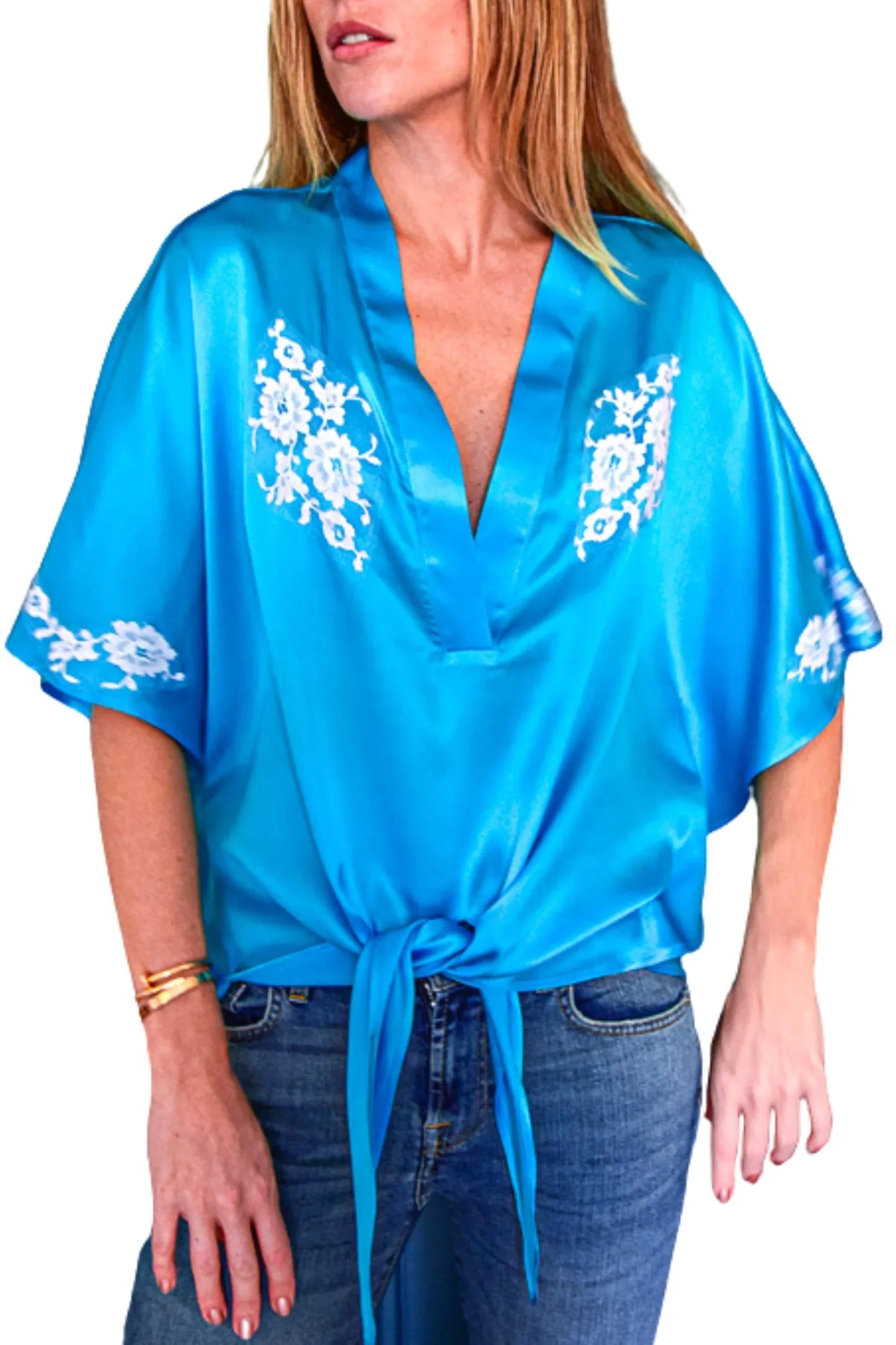 Vanita Rosa Blouse Natacha Silk - Premium  from Marina St Barth - Just $699! Shop now at Marina St Barth