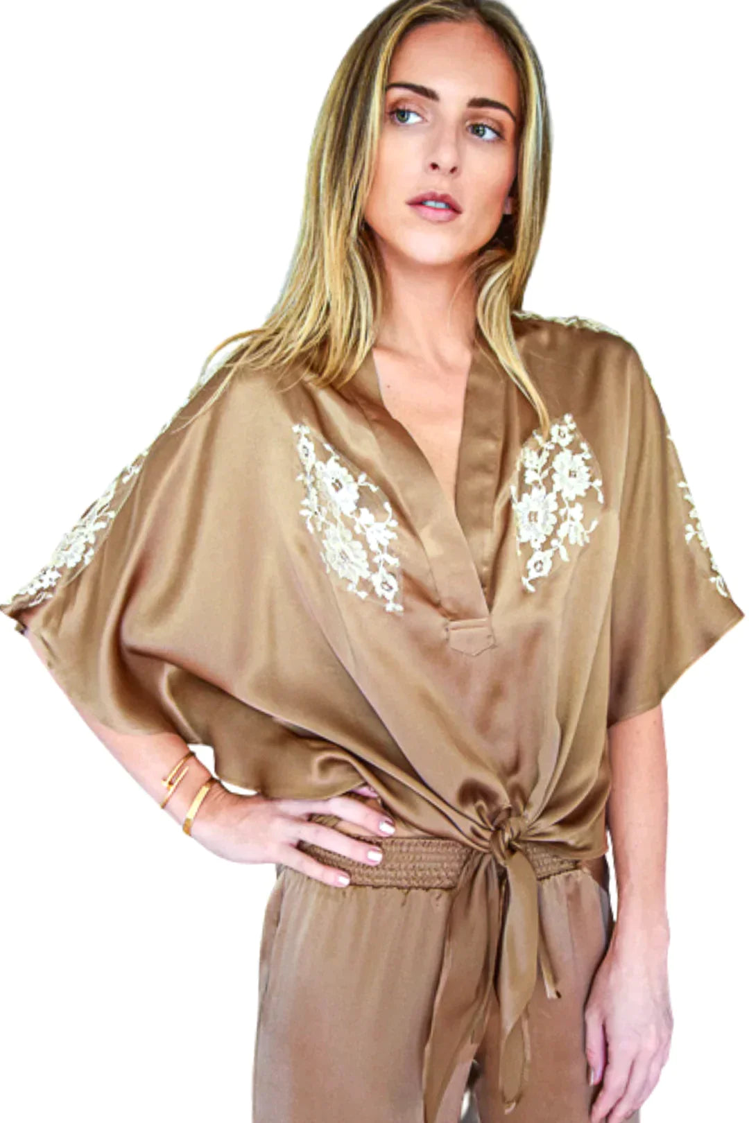 Vanita Rosa Blouse Natacha Silk - Premium  from Marina St Barth - Just $699! Shop now at Marina St Barth