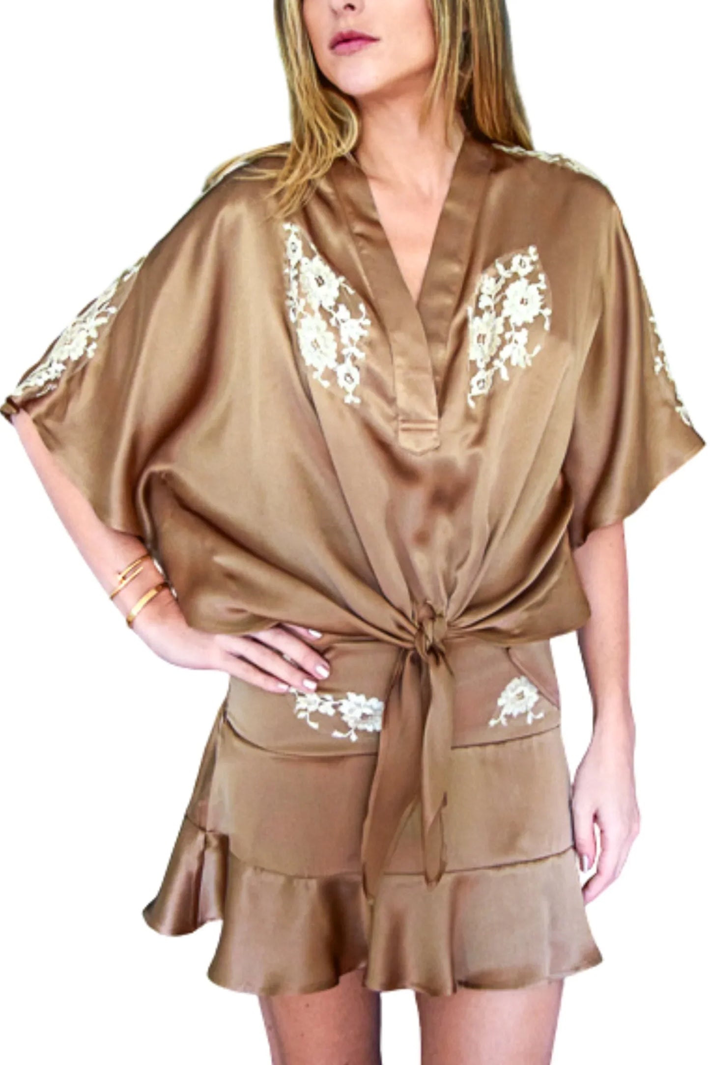 Vanita Rosa Blouse Natacha Silk - Premium  from Marina St Barth - Just $699! Shop now at Marina St Barth