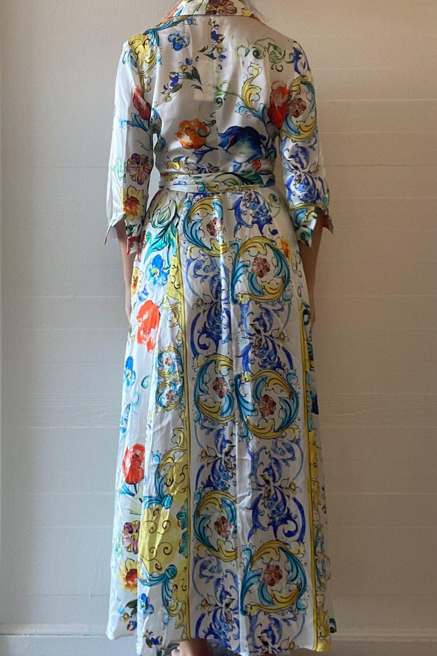 Spolverino Silk Dress - Premium Dresses from Marina St. Barth - Just $699.00! Shop now at Marina St Barth
