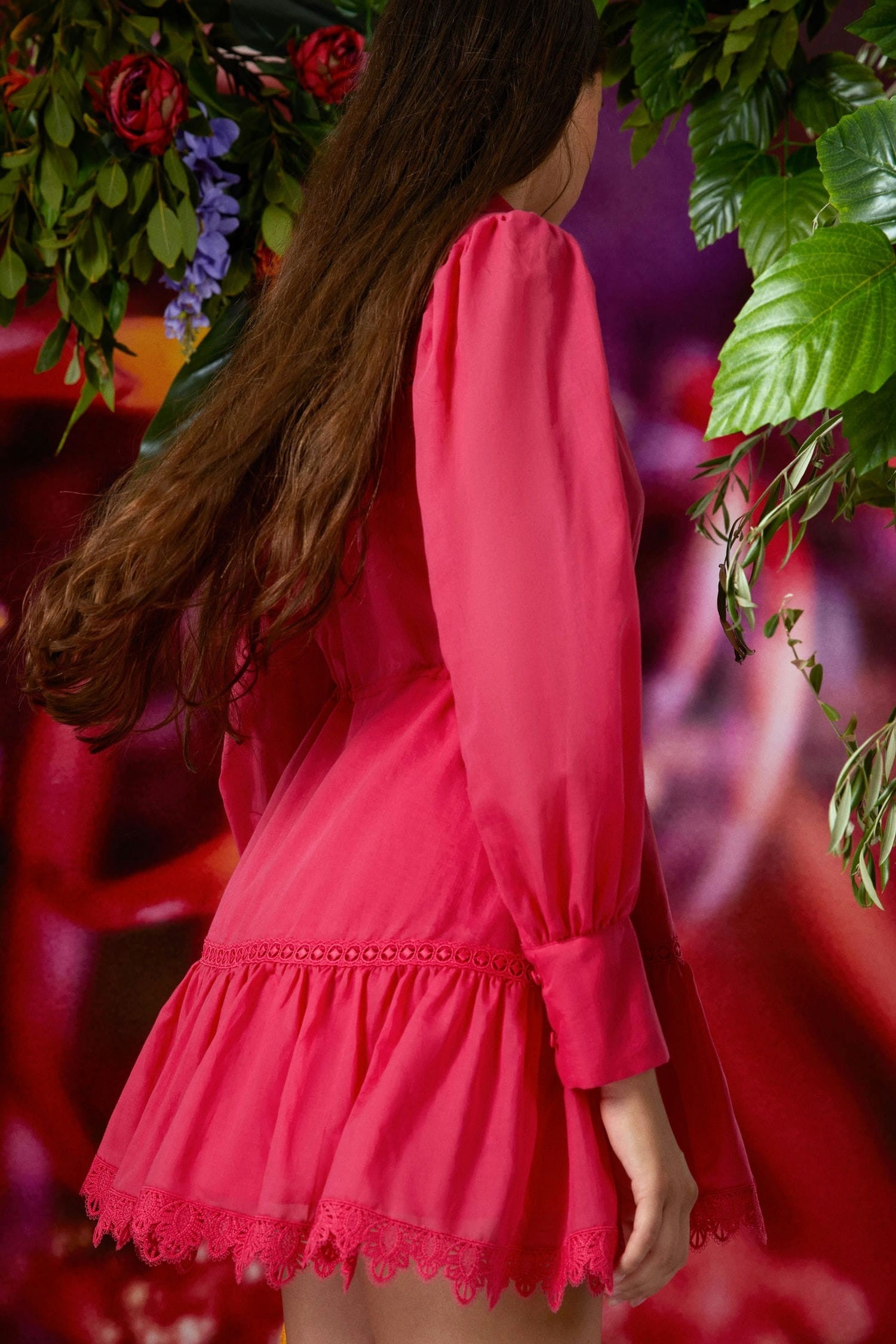 charo ruiz pink dress Angy Short Dress Retrofete