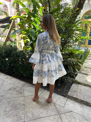 Monaco Toile De Jouy Dress by Marina St. Barth from Marina St Barth