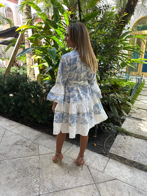 Monaco Toile De Jouy Dress by Marina St. Barth from Marina St Barth