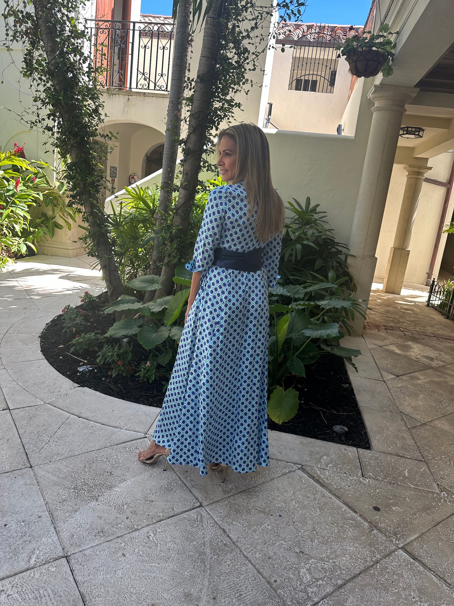 Spolverino Silk Dress at Marina St Barth