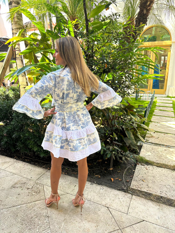 Monaco Toile De Jouy Dress by Marina St. Barth from Marina St Barth