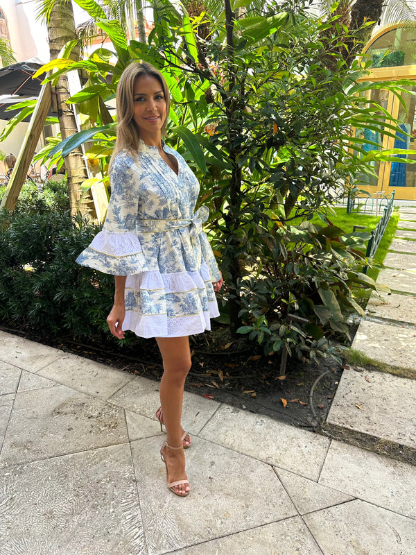 Monaco Toile De Jouy Dress by Marina St. Barth from Marina St Barth