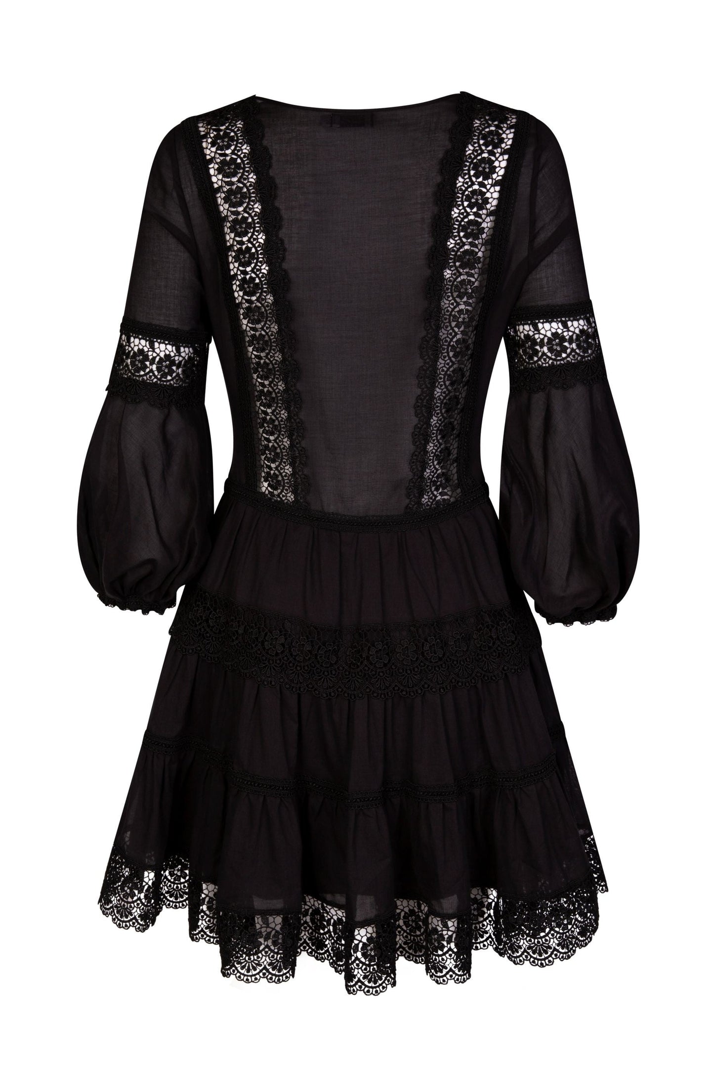 Charo Ruiz Ibiza Violette V-Neck Short Dress - Premium Dresses from Charo Ruiz - Just $670! Shop now at Marina St Barth